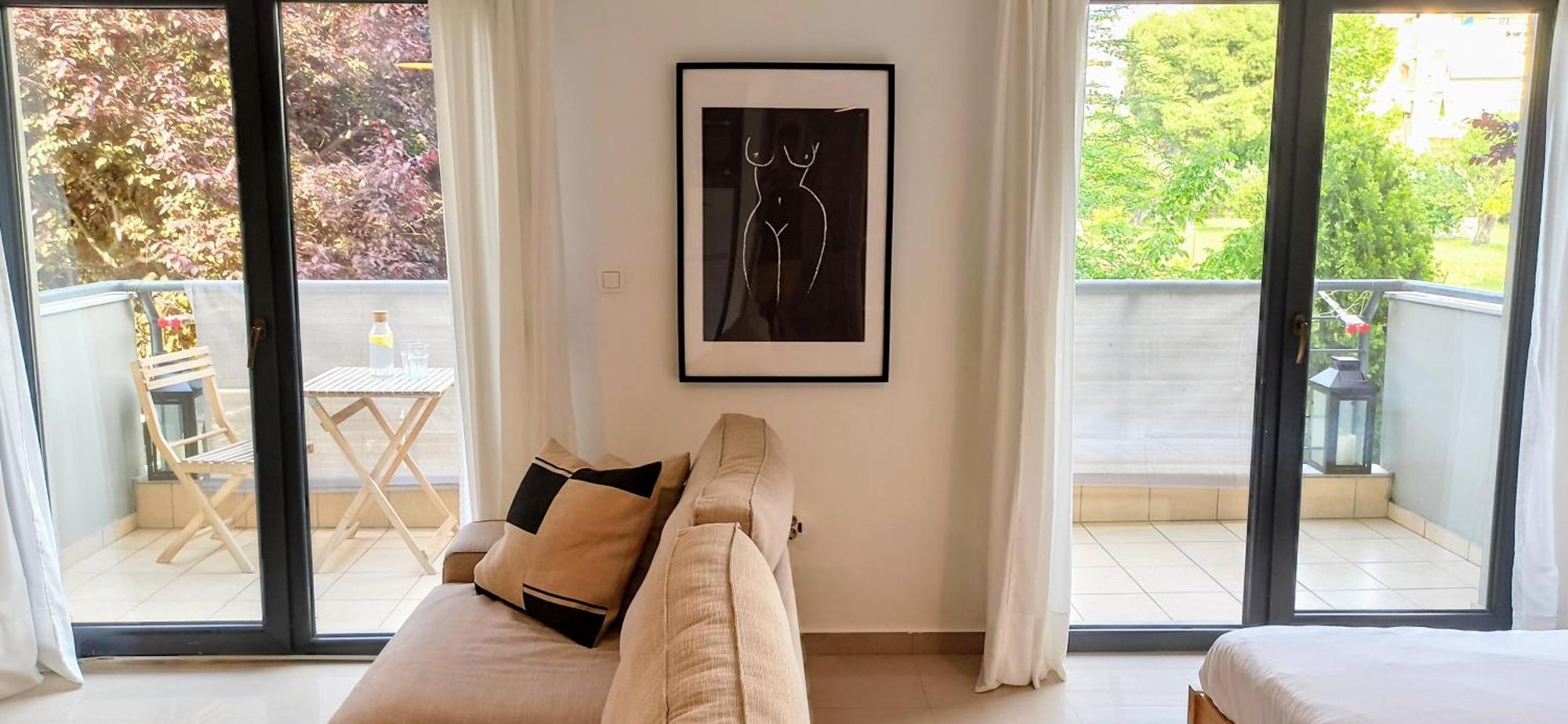 Grand Getaway Suite 300Mts From The Beach Peraía Buitenkant foto