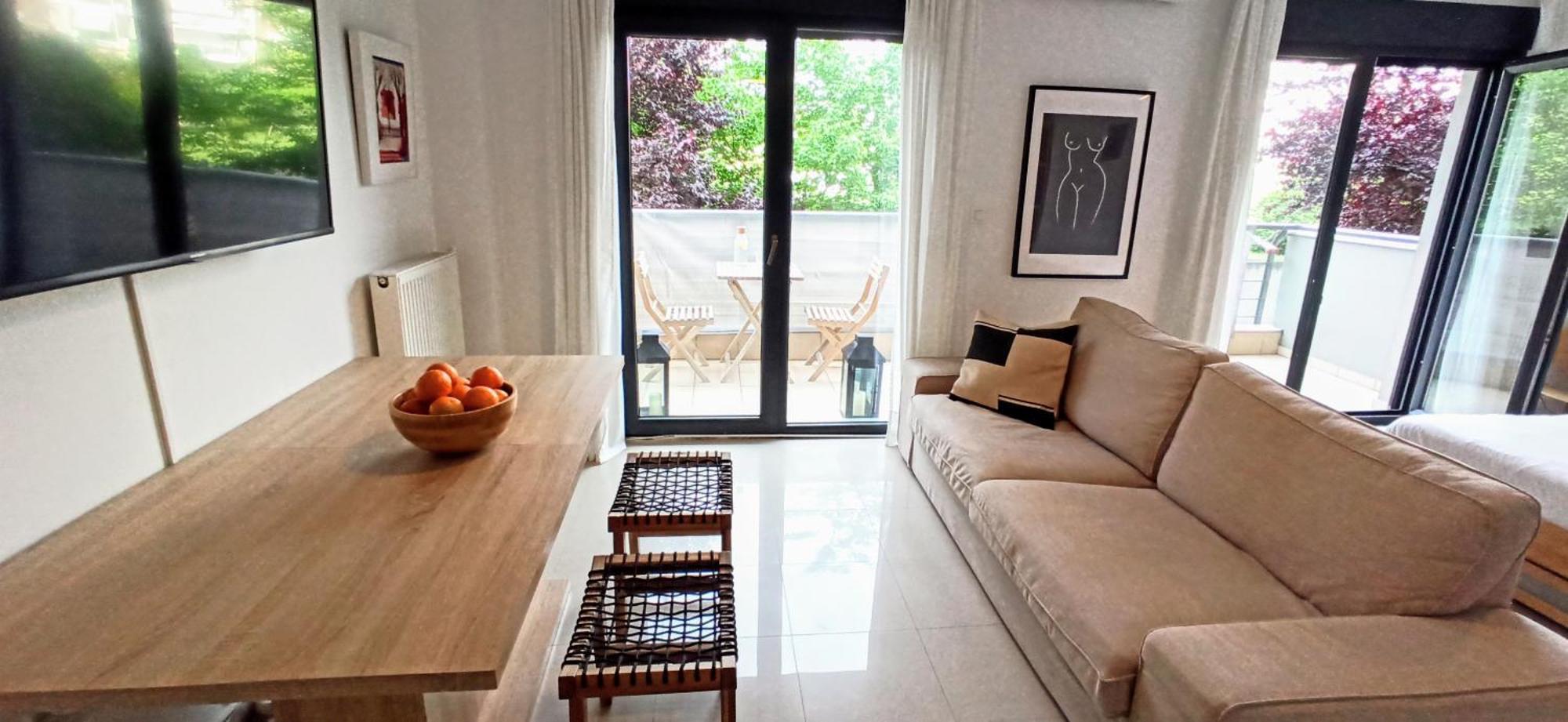 Grand Getaway Suite 300Mts From The Beach Peraía Buitenkant foto